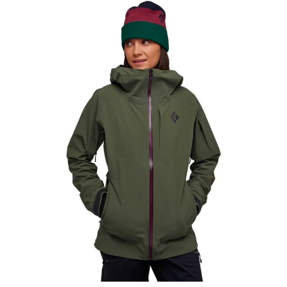 Black Diamond Green Recon Stretch Ski Jacket